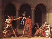 Jacques-Louis David The oath of the Horatii oil painting on canvas